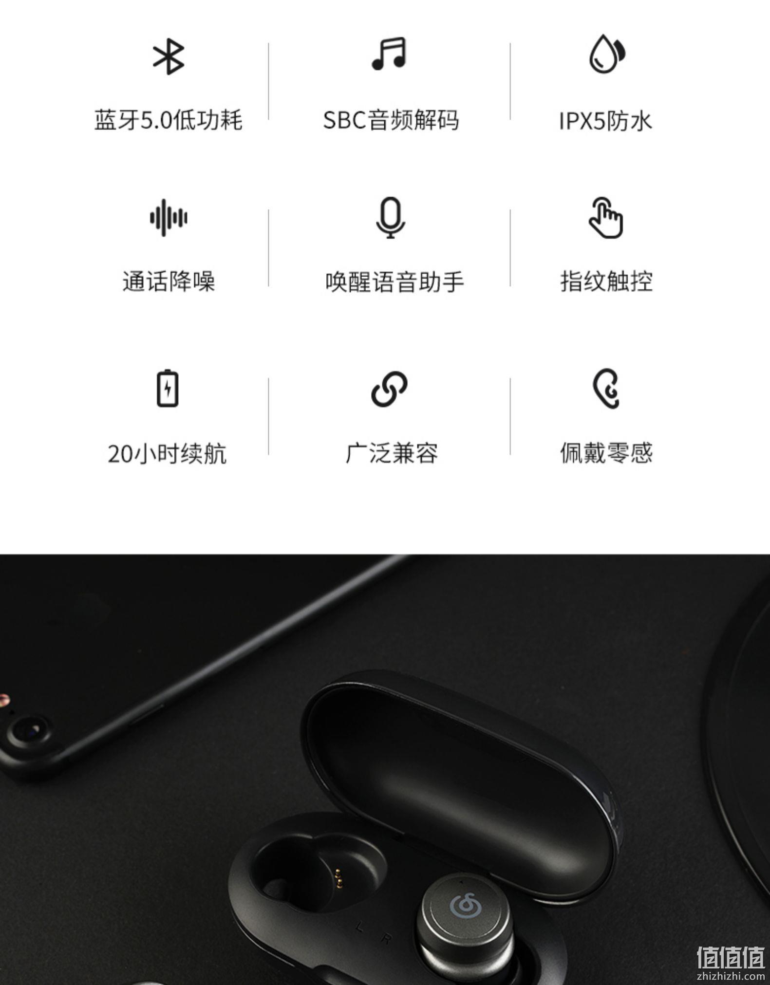 蓝牙5.0+4.5小时续航+防水降噪：NETEASE 网易 ME01TWS 真无线双耳降噪蓝牙耳机 券后159元包邮  正常发货 值值值-买手聚集的地方