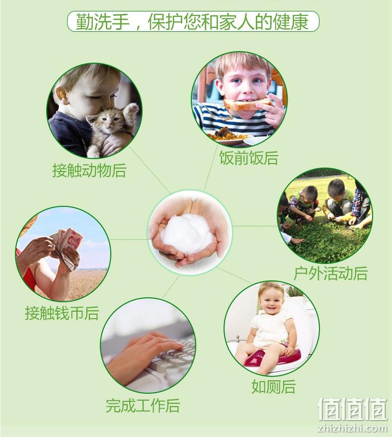 含酒精复合配方、免洗消毒：50ml Cleafe/净安 洗手液 消毒液 券后24.9元包邮 值值值-买手聚集的地方