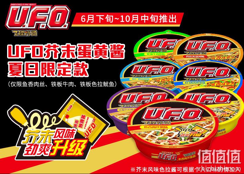 日清 5口味 124gx12碗 UFO飞碟炒面 速食拌面 券后46.9元包邮 值值值-买手聚集的地方