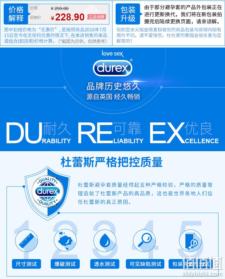杜蕾斯 25只装 中高端 尊享超薄安全套 券后46.9元包邮 值值值-买手聚集的地方