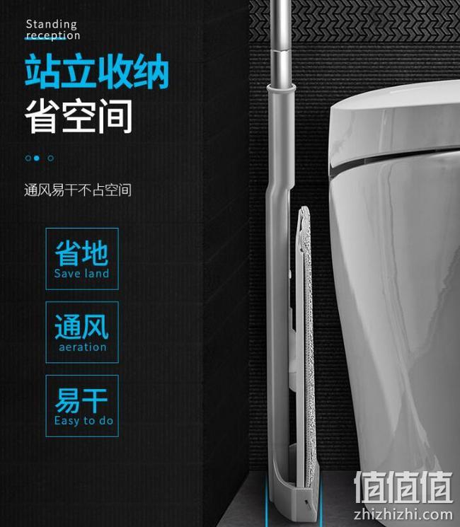干湿两用,免手洗:2套 百家好世 平板旋转懒人拖把+拖布x2块 拍2件32元包邮 值值值-买手聚集的地方