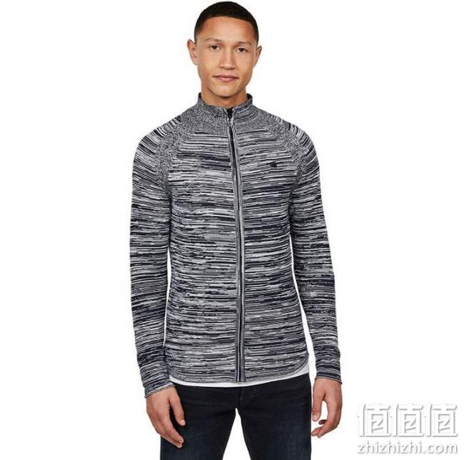 纯棉，S码：G-STAR RAW 男士 拉链套头针织衫外套 Prime直邮到手261.89元 值值值-买手聚集的地方