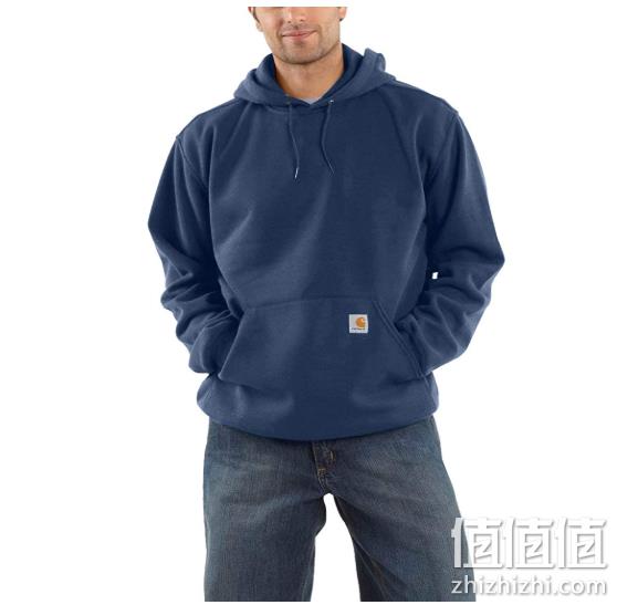 Carhartt 卡哈特 男士加厚连帽宽松卫衣 K121 prime会员303.46元包邮包税 值值值-买手聚集的地方