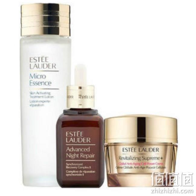Estee Lauder 雅诗兰黛 抗衰老三件套（小棕瓶50ml+肌底微精华150ml+多效智妍面霜75ml） 1699元包邮包税 值值值-买手聚集的地方
