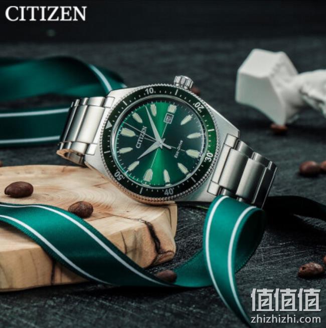 CITIZEN 西铁城 AW1598-70X 绿水鬼光动能男士腕表 双重优惠后1148元包邮 值值值-买手聚集的地方