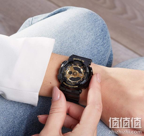 Casio 卡西欧 Baby-G系列 女士多功能双显运动表 BA-110-1AER prime会员607.79元包邮包税 值值值-买手聚集的地方