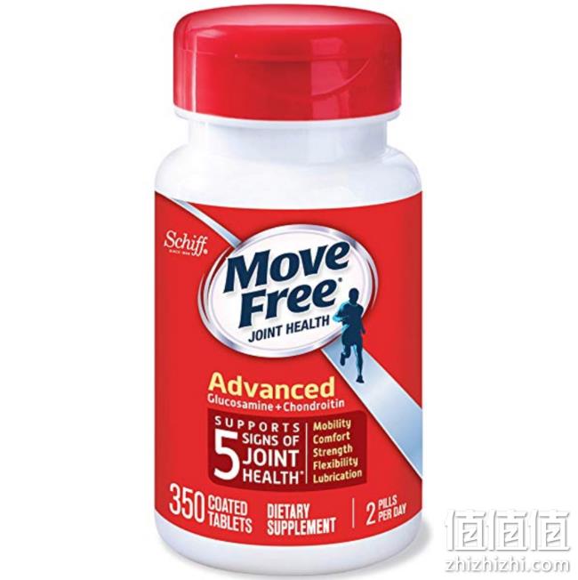 可吃半年！Schiff Move Free 维骨力红瓶基础版 350粒 prime到手约257.5元 值值值-买手聚集的地方