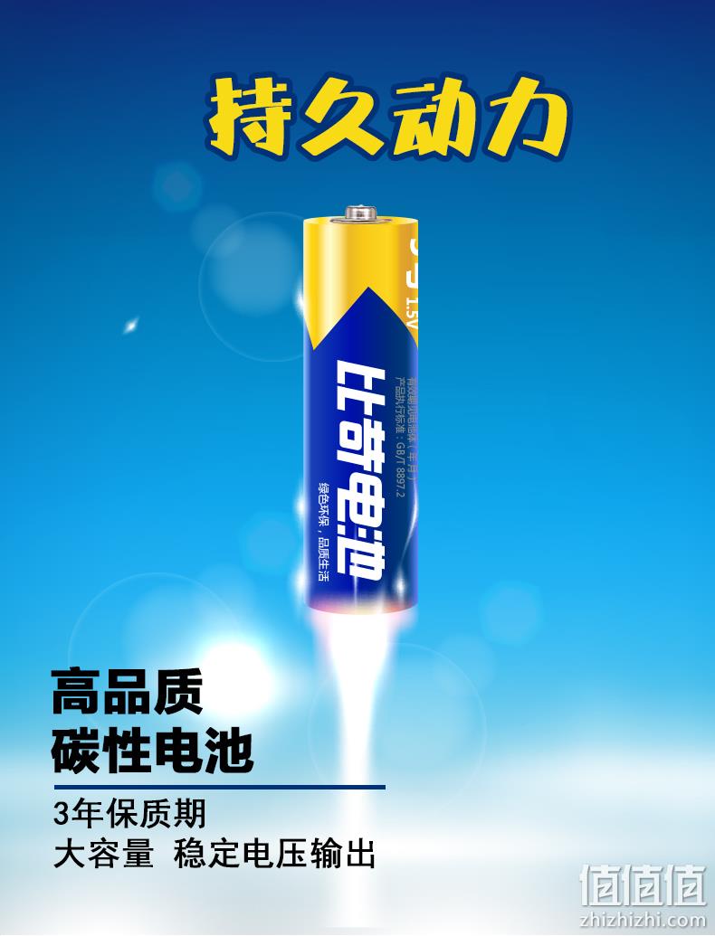 出口欧美17年、无汞环保:比苛 碳性电池 5号x20节+7号x20节 券后19.8元包邮 值值值-买手聚集的地方