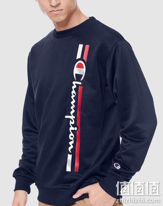 日版，Champion/冠军 男士 圆领长袖T恤 Prime折后直邮到手224.35元 值值值-买手聚集的地方