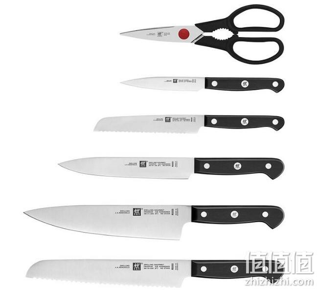 Prime专享，德国高端，双立人 Gourmet系列 自研磨刀具7件套 Prime直邮到手1000元（京东5件套1599元） 值值值-买手聚集的地方