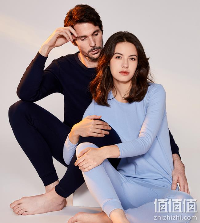 新低、100%新疆棉：宜而爽 男女款内衣套装 券后49元包邮（上次54元） 值值值-买手聚集的地方