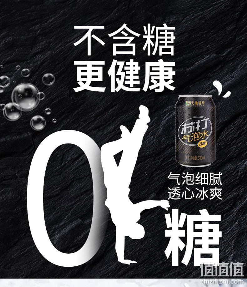 0糖0脂0卡路里！330mlx20罐整箱 天地精华 苏打气泡水 34.9元包邮 值值值-买手聚集的地方