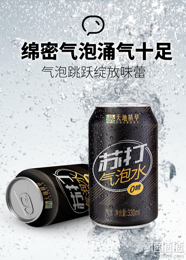 0糖0脂0卡路里！330mlx20罐整箱 天地精华 苏打气泡水 34.9元包邮 值值值-买手聚集的地方