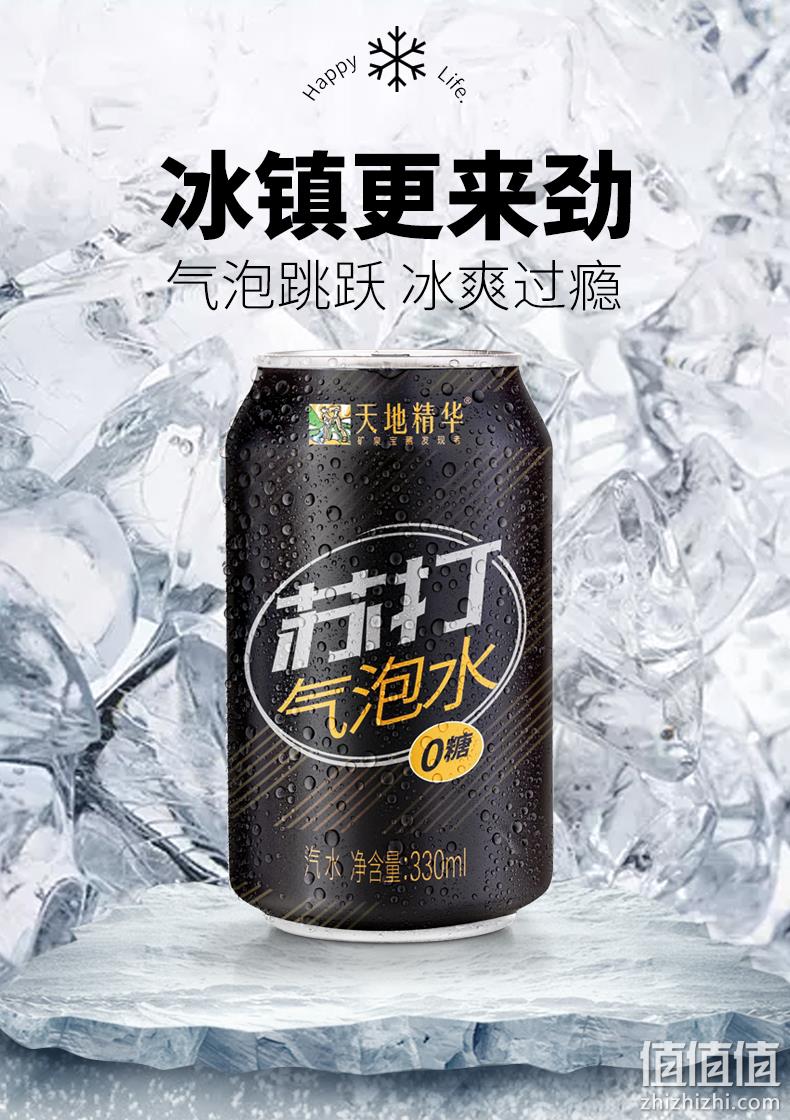 0糖0脂0卡路里！330mlx20罐整箱 天地精华 苏打气泡水 34.9元包邮 值值值-买手聚集的地方