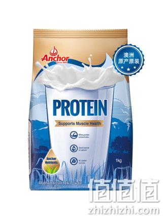 澳洲进口:蛋白质高达40%!安佳 全脂高蛋白牛奶粉1000g 券后89元包邮 值值值-买手聚集的地方