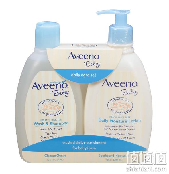 小编同款：Aveeno 艾维诺 婴儿润肤乳354ml+洗沐354ml pirme凑单112元包税（天猫​109元354ml） 值值值-买手聚集的地方