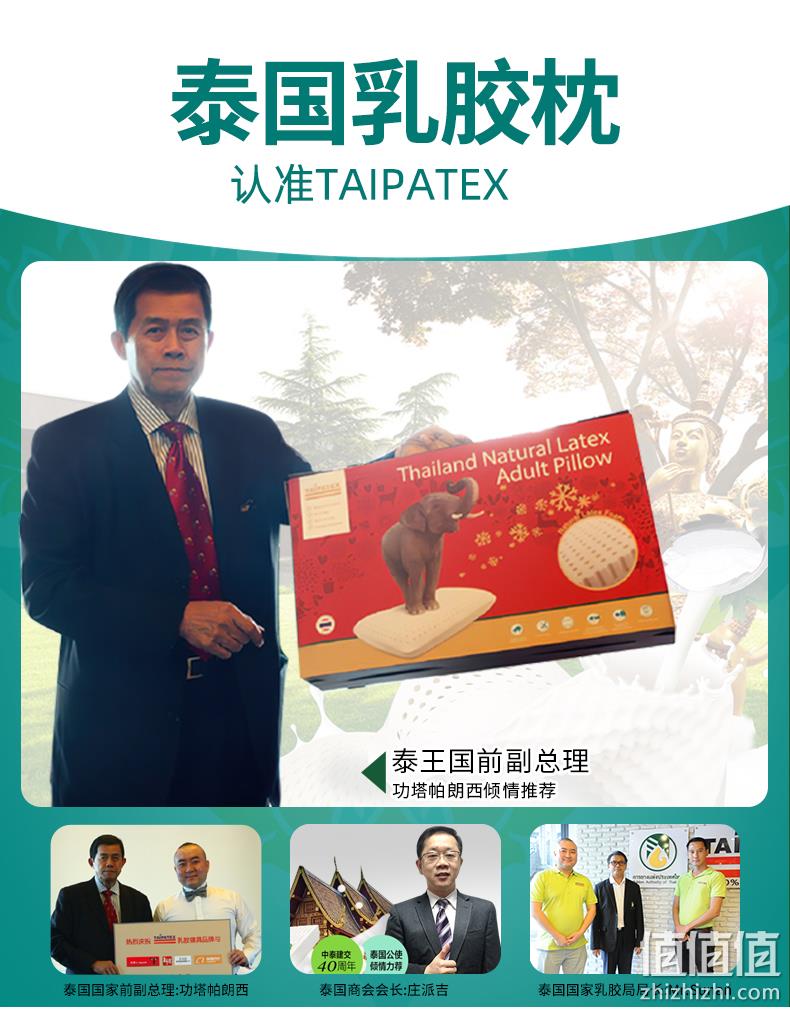 预售：好睡眠保证好身体：TAIPATEX 天然泰国乳胶 按摩舒适减压枕 3款 139元包邮 值值值-买手聚集的地方