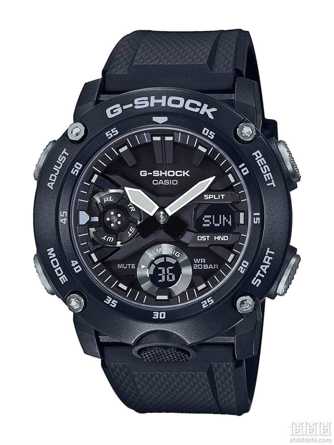 炭纤维构造、防磁防震，200米防水：CASIO/卡西欧 G-Shock系列 男士运动腕表GA-2000S-1AER Prime直邮到手635.75元 值值值-买手聚集的地方