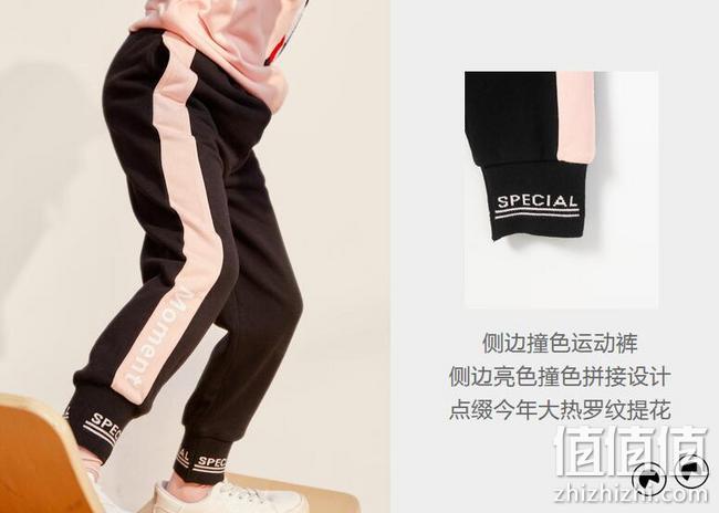 巴拉巴拉旗下，巴帝巴帝 女童 春秋新款 宽松休闲运动裤 券后69.9元包邮 值值值-买手聚集的地方
