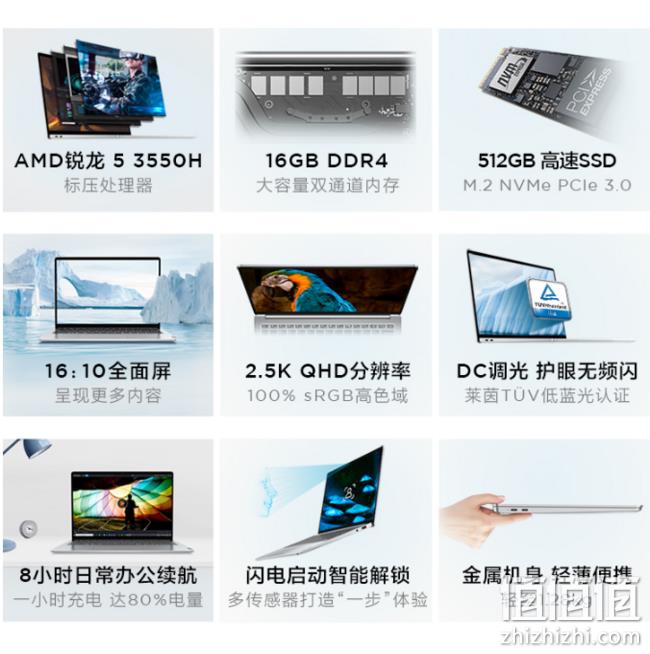 广色域高分屏+大内存！联想 小新Pro 13.3寸笔记本（R5-3550H、16G、512G、2.5K、100%sRGB） 4499元包邮 值值值-买手聚集的地方