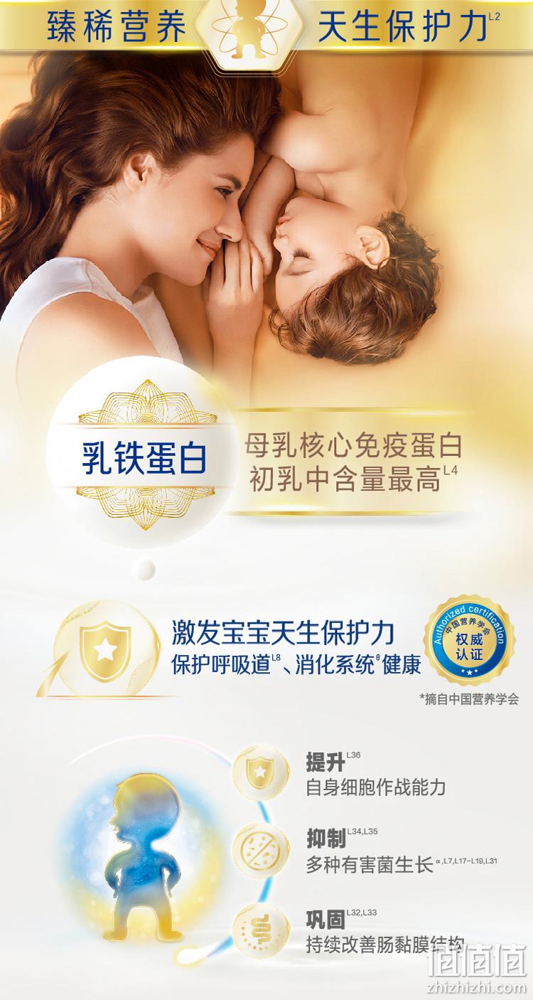 预售：900gx6罐，20倍乳铁蛋白，美赞臣 蓝臻 婴幼儿配方奶粉 3段 2349元包邮（长期2574元） 值值值-买手聚集的地方