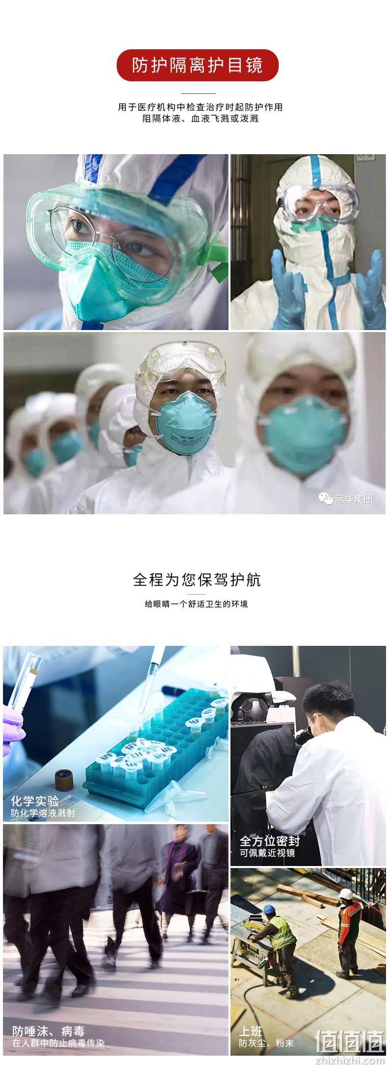 火神山同款、防雾/飞溅/飞沫/粉尘：际华 封闭式护目镜 券后39元包邮 值值值-买手聚集的地方