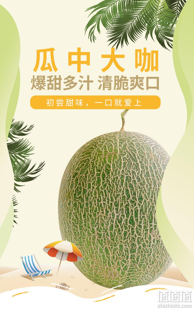 带箱10斤，净重＞8.5斤！都知果 海南西州蜜25号哈密瓜 券后49.8元包邮 值值值-买手聚集的地方