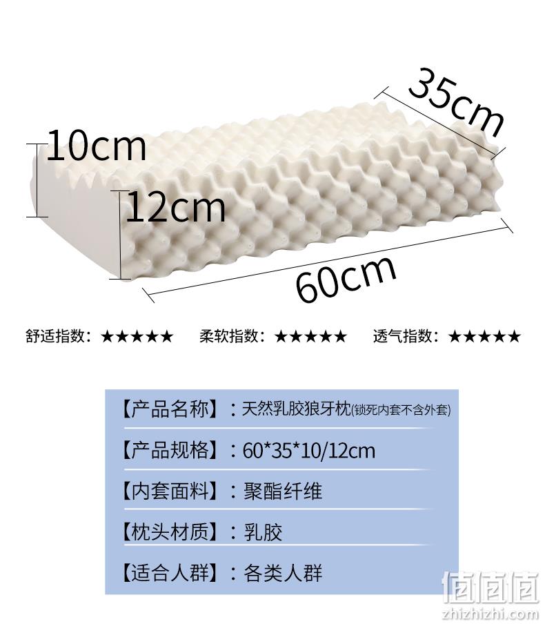 泰国进口 Power Of Nature 天然乳胶枕 券后49.9元包邮 值值值-买手聚集的地方