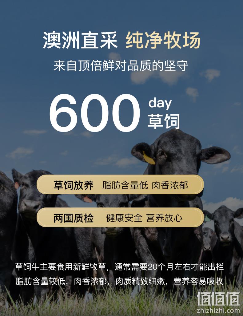 澳洲进口原切 1000g 10片 顶倍鲜 菲力牛排套餐 券后93元包邮 值值值-买手聚集的地方