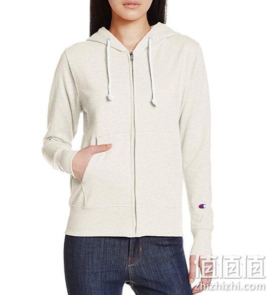 日版M码，Champion/冠军 女士 拉链运动卫衣 Prime直邮到手228.3元 值值值-买手聚集的地方