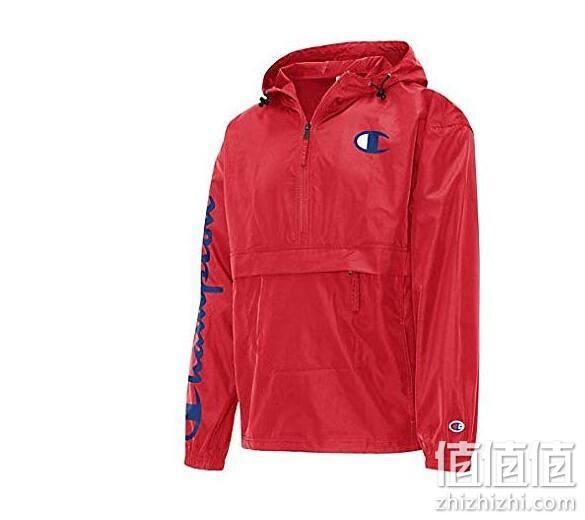 亚马逊销冠！防水可收纳：Champion/冠军 男士 连帽夹克 Prime直邮到手245.89元 值值值-买手聚集的地方