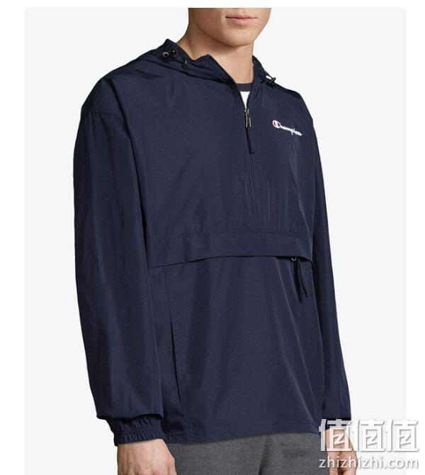 亚马逊销冠！防水可收纳：Champion/冠军 男士 连帽夹克 Prime直邮到手245.89元 值值值-买手聚集的地方