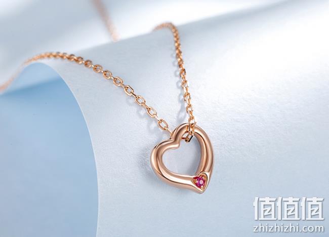 日本80年老品牌、天然宝石带鉴定书，IL&Co 红蓝宝石锁骨链 双重优惠后99元包邮（原件499元） 值值值-买手聚集的地方