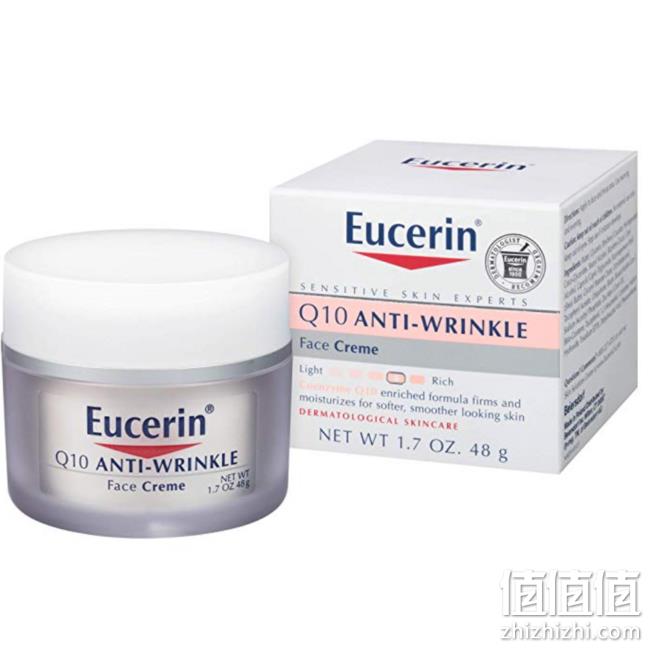 无香、敏感肌专用：Eucerin优色林 Q10 抗皱面霜 48g prime到手约91.13元（天猫184元） 值值值-买手聚集的地方