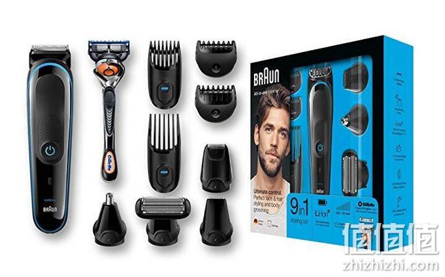 2倍差价！Braun/博朗  9合1 毛发修剪器MGK5080 Prime到手约327.3元（京东688元） 值值值-买手聚集的地方