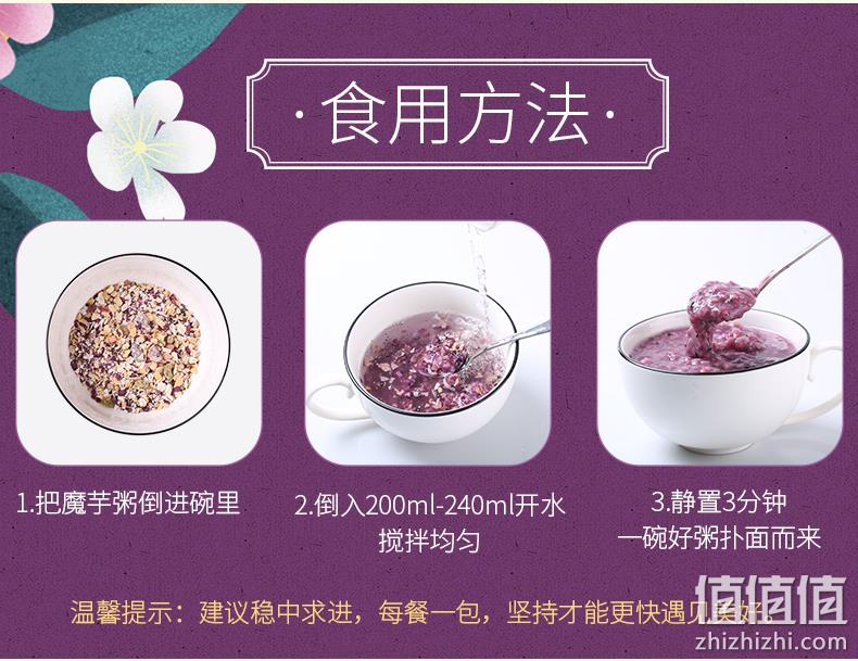 153大卡/餐，好想你 红枣水果魔芋粥 40gx7袋 19.9元包邮 值值值-买手聚集的地方