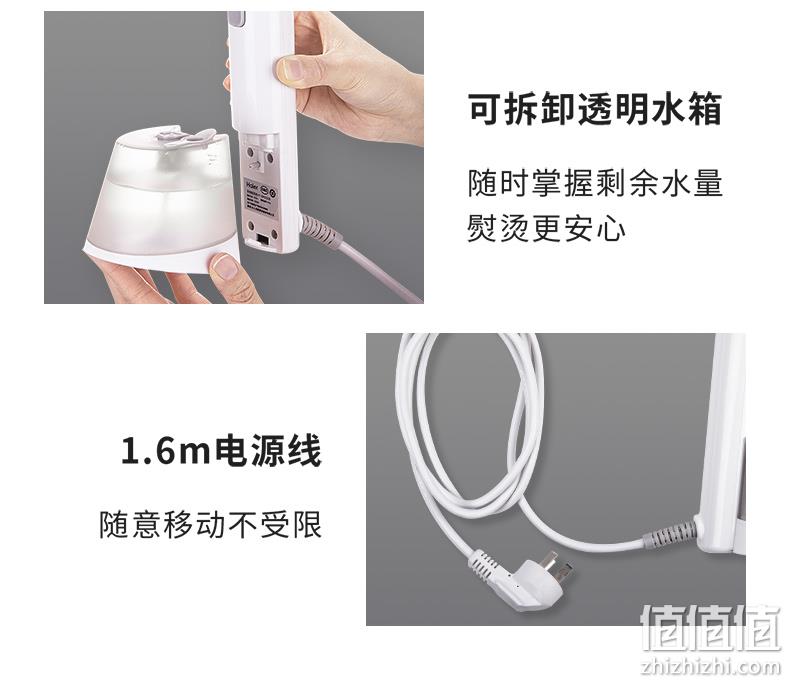 1200w大蒸汽、250ml大水箱：海尔 手持挂烫机HY-GW2502W 券后69元包邮送量杯、毛刷 值值值-买手聚集的地方