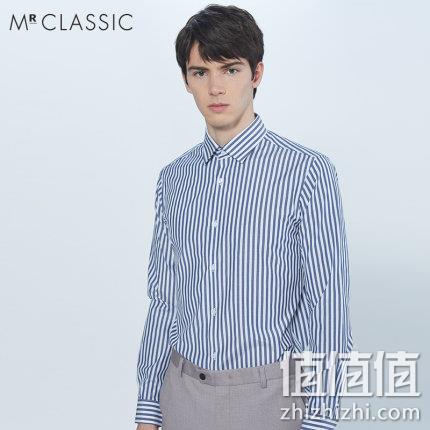 百家好旗下： 2020春季新款， MR classic男士长袖条纹衬衫 69元包邮（商场298元） 值值值-买手聚集的地方