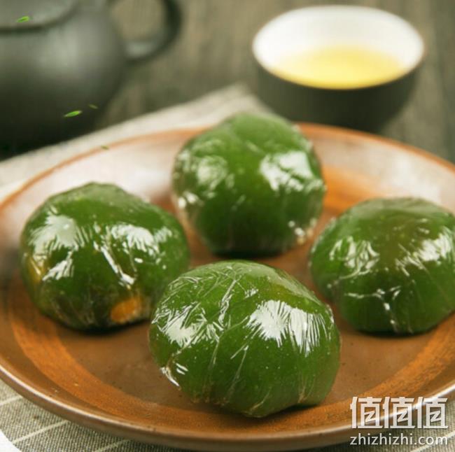 6粒共300g，心柔青团 豆沙味青团2盒+蛋黄肉松味1盒 14.9元 值值值-买手聚集的地方