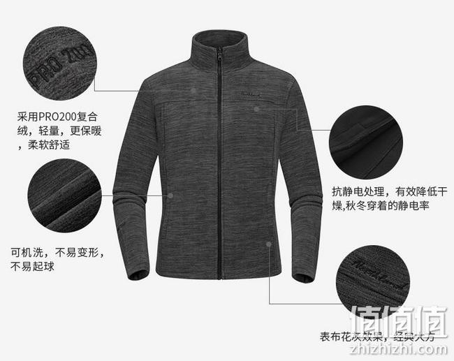 Northland/诺诗兰 Travel旅行系列 男士 双面绒户外抓绒衣 券后218元包邮(吊牌价598元) 值值值-买手聚集的地方