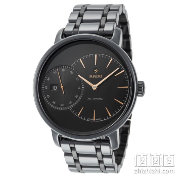 大差价！RADO 雷达 Diamaster R14127152 男士手表 985.5美元约¥6916（京东国际22485元） 值值值-买手聚集的地方