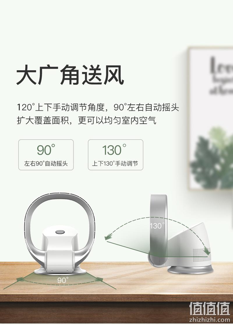 无叶片+可立可挂+8h定时:noirc 空气循环扇 券后299元包邮 值值值-买手聚集的地方