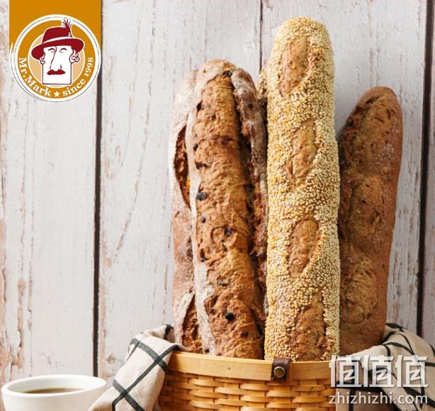 台湾健康烘焙第一品牌 全麦无糖无油：270gx3件 马可先生 面包 双重优惠后33.5包邮，折11.2元/件（上次19元/件） 值值值-买手聚集的地方