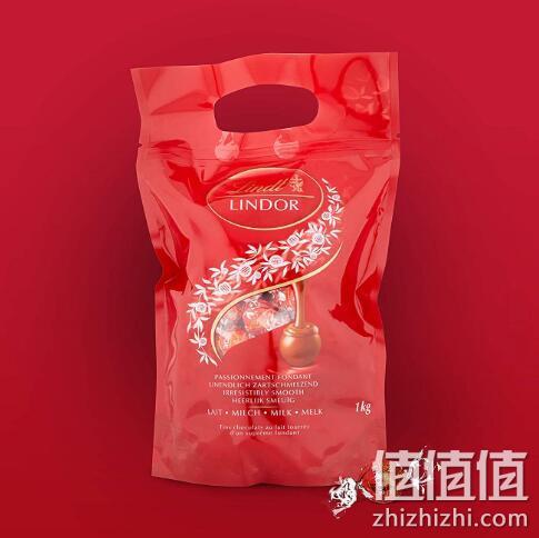 Lindt 瑞士莲 Lindor系列 牛奶巧克力球 1kg 约80颗 182.87元包邮 值值值-买手聚集的地方