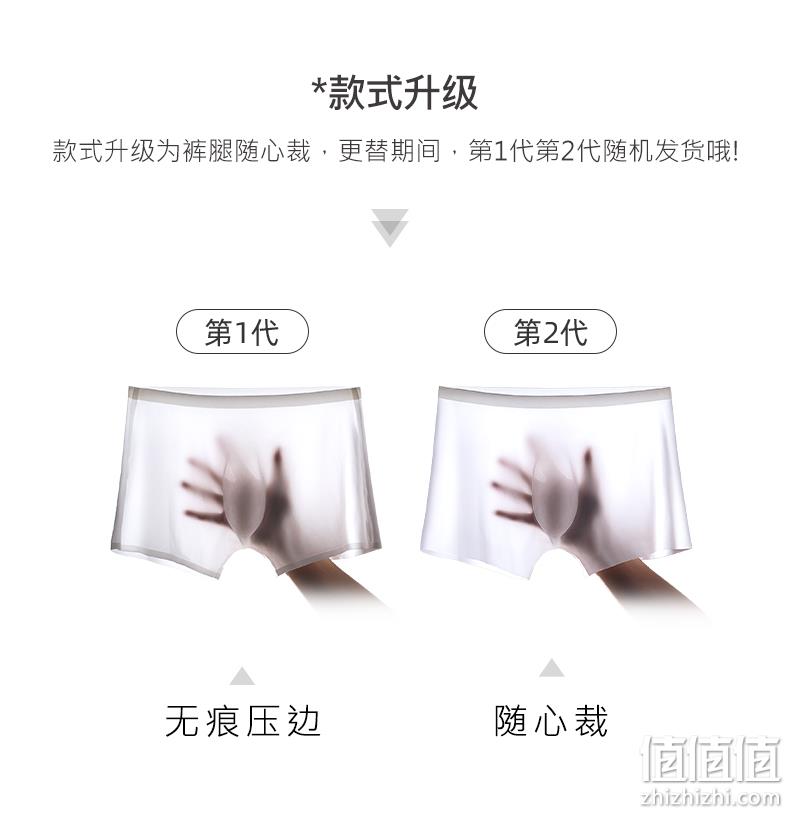 新低！0.045mm超薄无感透气，黑科技3D冲模：3条 雷帝高高 高弹冰丝内裤 券后29.9元包邮（上次推荐39.9元，京东69元） 值值值-买手聚集的地方