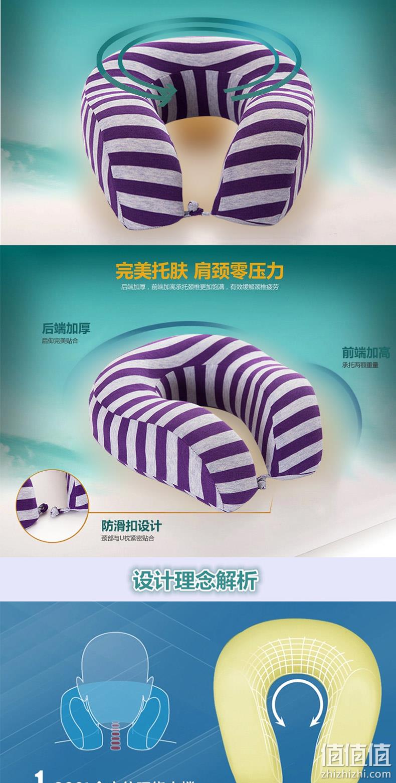 移动端，新低！Xanlenss/轩蓝仕 无印全棉针织布艺午休护颈枕 券后25.9元包 值值值-买手聚集的地方