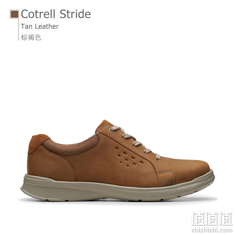 Clarks/其乐 男士 轻便休闲鞋皮鞋Cotrell Stride Prime直邮到手345.35元（天猫抢购到手价639元） 值值值-买手聚集的地方