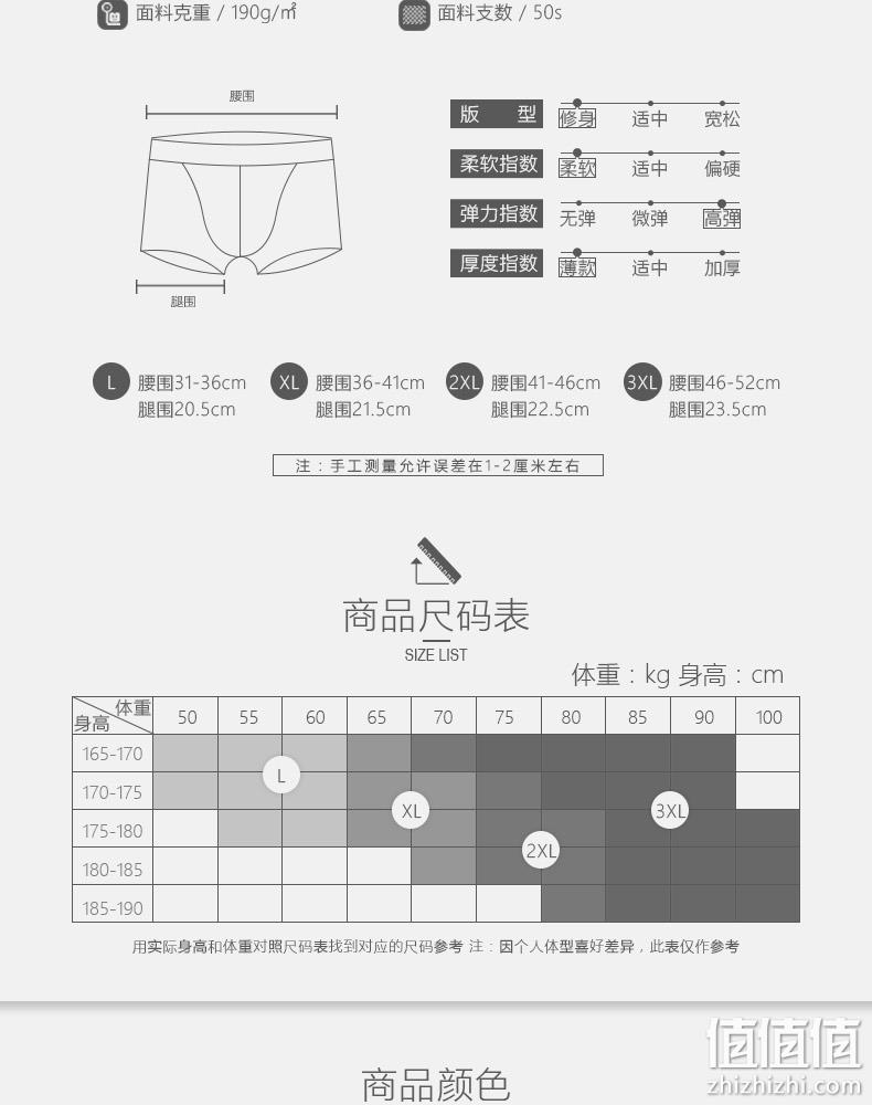 50支、93%奥地利兰精莫代尔：3条装 猫人 男无痕平角内裤 券后34.9元包邮 值值值-买手聚集的地方