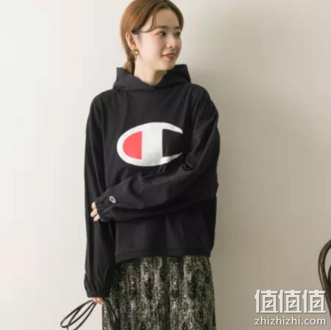 日版，Champion 冠军牌 CW-Q403 女士大C标连帽卫衣 多色 prime到手约299元 值值值-买手聚集的地方