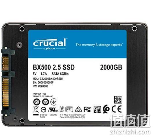 挑战固态硬盘价格底线：镁光 Crucial/英睿达 BX500 2T 2.5英寸固态硬盘 Prime直邮到手1240元（京东2259元） 值值值-买手聚集的地方